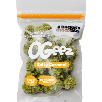 Cannabis Shaped Chocolate 1-Pack Salty Caramel (40g)